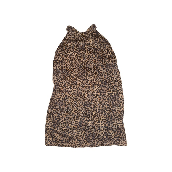 KiraGrace - Grace Halter with Criss-Cross Back Perfect Leopard Med Like New - Picture 4 of 7